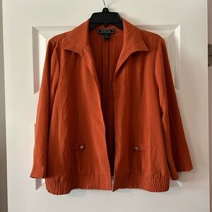 NYC Orange Blazer Lightweight Jacket